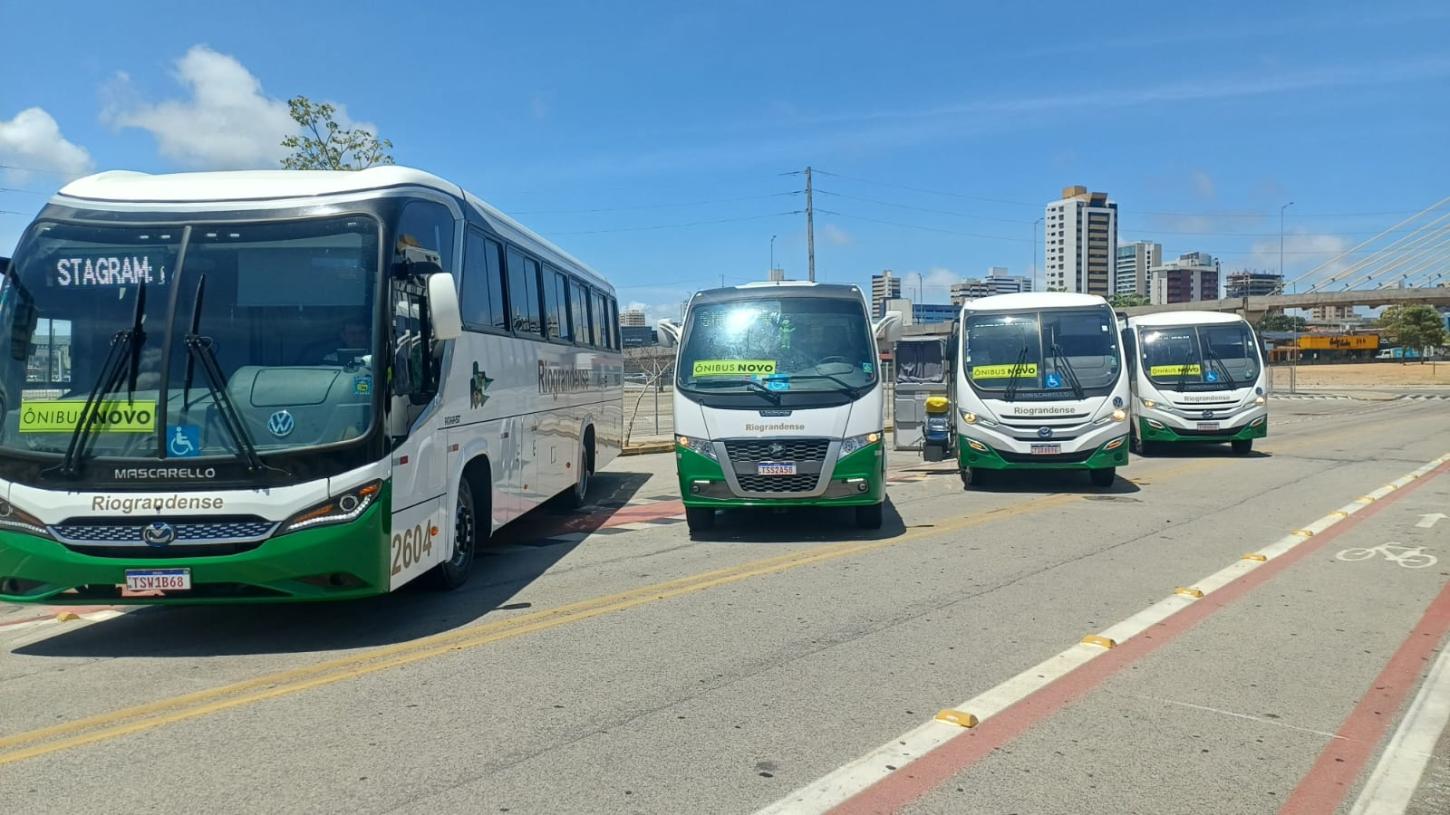 Frota intermunicipal do RN recebe novos ônibus com acessibilidade total