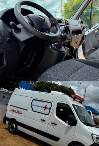 Felipe Guerra recebe nova ambulância por meio de emenda parlamentar