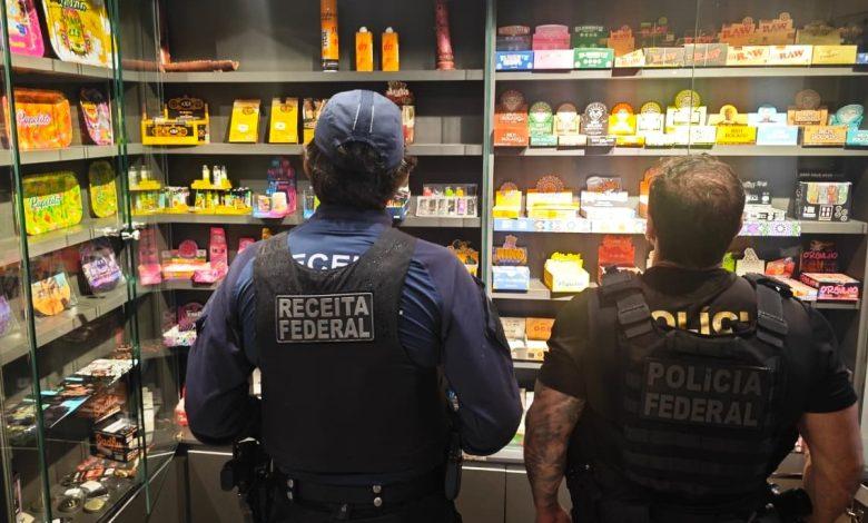 PF e Receita deflagram operação contra comércio de cigarros eletrônicos no RN