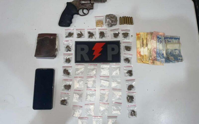 Polícia Militar prende suspeitos armados e apreende drogas durante abordagem em Areia Branca