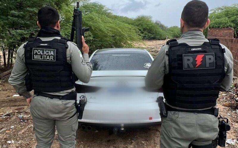 Polícia Militar recupera carro roubado e devolve ao proprietário em Areia Branca