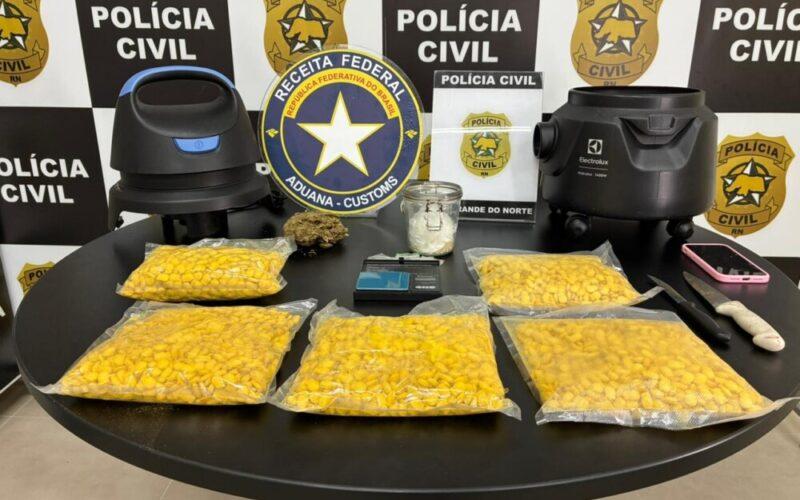 RN registra maior apreensão de ecstasy já realizada no estado