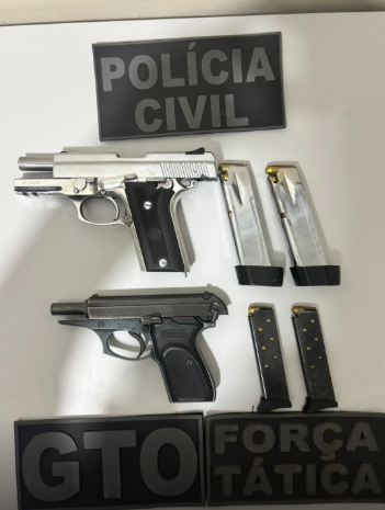 Trio é preso com pistolas e munições durante operação contra crimes no Oeste do RN