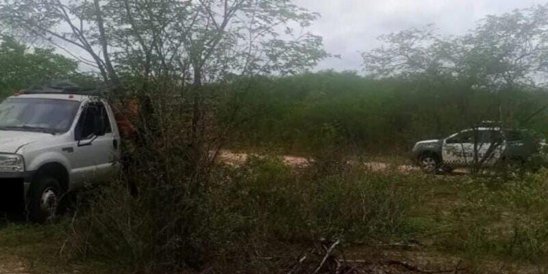 Caminhão roubado é encontrado abandonado próximo ao Mulunguzinho, em Mossoró