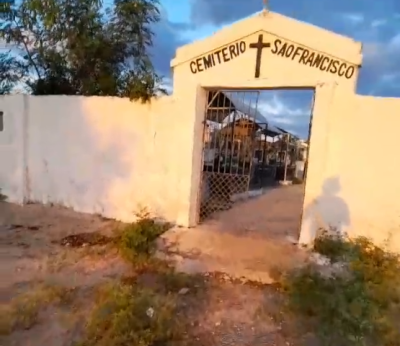 Criminosos violam cerca de 45 túmulos em cemitério na zona rural de Governador Dix-Sept Rosado