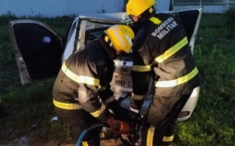 Caminhão sem freio provoca grave acidente na BR-304 em Mossoró