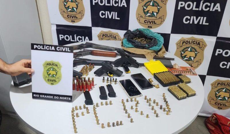 Operação Fontana prende suspeitos por homicídio e posse de armas no Oeste do RN
