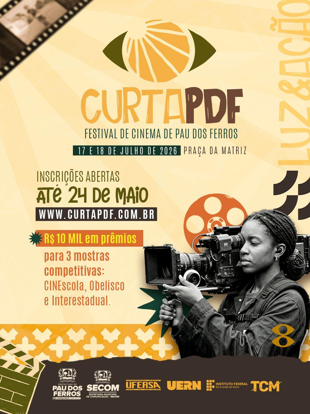 Pau dos Ferros lança Festival de Cinema com premiação e incentivo ao audiovisual regional