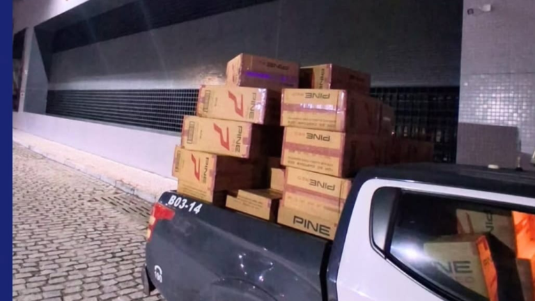 Polícia apreende quase 2 mil pacotes de cigarros contrabandeados em Parnamirim