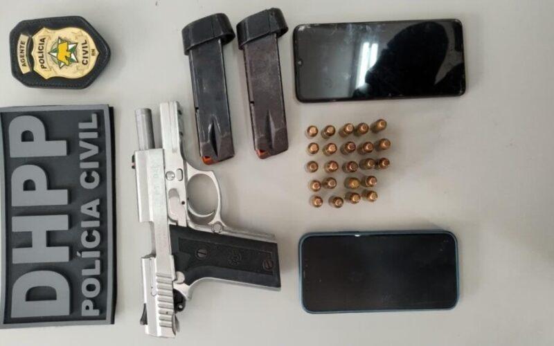 Polícia Civil prende suspeito com arma de uso restrito em Mossoró