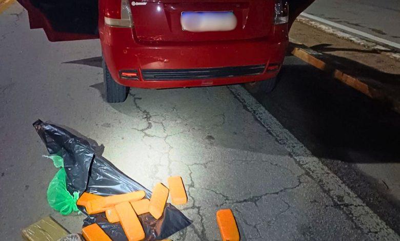 PRF intercepta mais de 8 kg de drogas na BR-304; entorpecentes seriam distribuídos em Pau dos Ferros