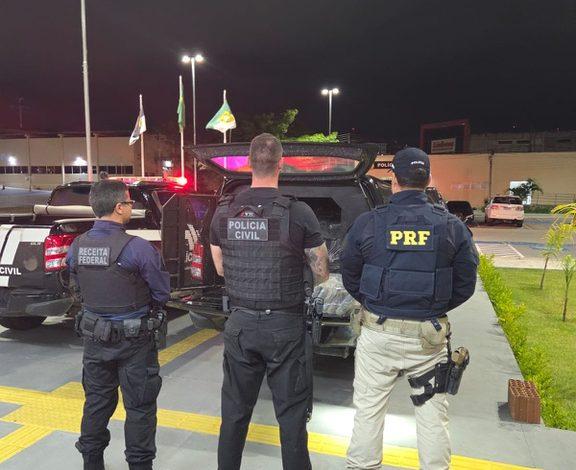 Ação integrada apreende quase uma tonelada de droga em Campo Redondo, no RN