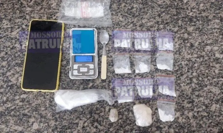 Casal é preso em Baraúna por suspeita de tráfico de drogas