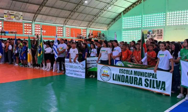 Gestão Municipal abre os Jogos Escolares de Apodi 2026 com mais de 700 atletas