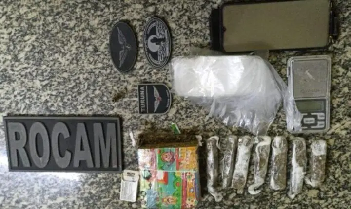 Jovem é preso por tráfico de drogas no bairro Aeroporto II em Mossoró