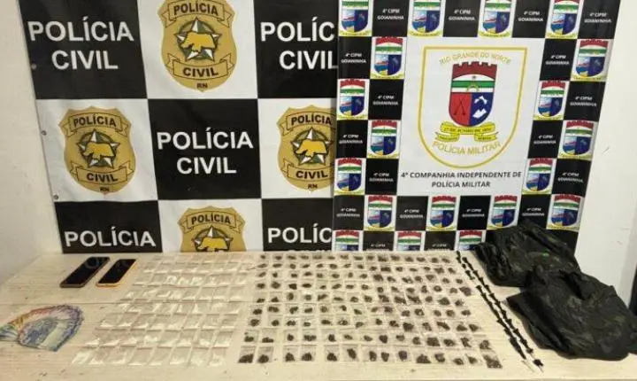 Operação apreende três adolescentes suspeitos de tráfico de drogas em Pipa