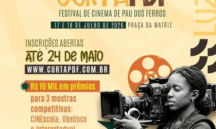Pau dos Ferros lança Festival de Cinema com premiação e incentivo ao audiovisual regional