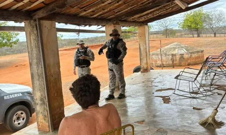 PM realiza patrulhamento rural na região da Pedra em Apodi