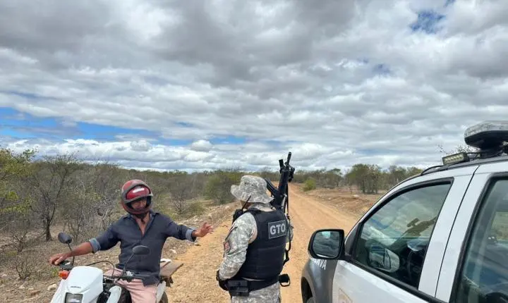 PM realiza patrulhamento rural na região da Pedra em Apodi