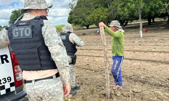 PM realiza patrulhamento rural na região da Pedra em Apodi