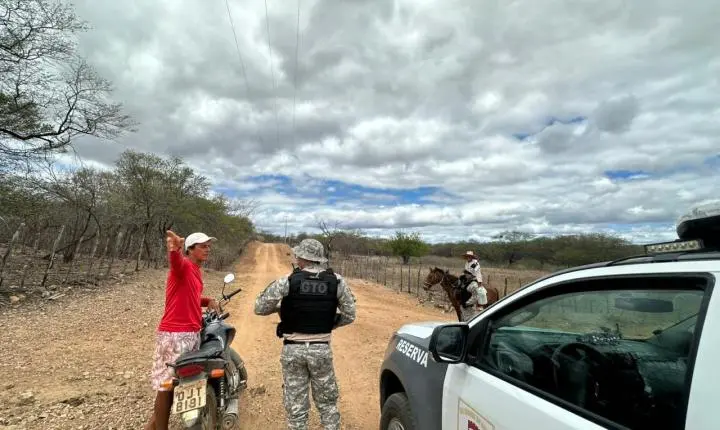 PM realiza patrulhamento rural na região da Pedra em Apodi