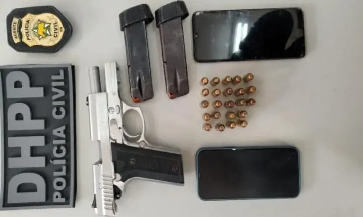 Polícia Civil prende suspeito com arma de uso restrito em Mossoró