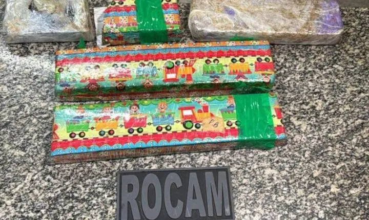 ROCAM apreende cerca de 4 kg de maconha em residência em Mossoró